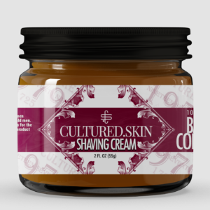 Bald Men Shaving Cream